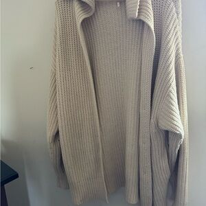 Free People Oversized Knit Cardigan